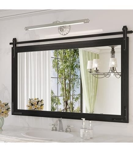 Amazon.com: YOSHOOT Farmhouse Barn Door Mirror, 40